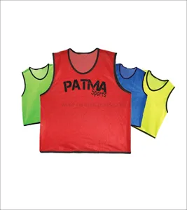Chalecos de malla para entrenamiento de fútbol/fútbol, ropa con diseño personalizado, etiquetas, chenilla, venta al por mayor