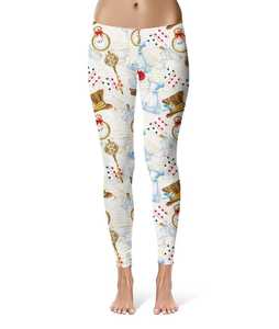 Leggings personalizados inspirados en Alice en longitud capri o hasta el tobillo - Product Image 3