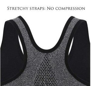 Sujetador deportivo de compresión de alto impacto para Yoga, ropa de compresión de 2 millas - Product Image 4