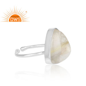 แหวนพลอยทับทิมแท้สีทองแท้925เงินแท้ปรับขนาดได้คอลเลกชันคลาสสิก - Product Image 3