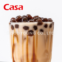 Jiangood Young — Certification HALAL à base de lait à bulles, ingrédients de thé, sucre brun instantané, Boba tapca, 50 pièces