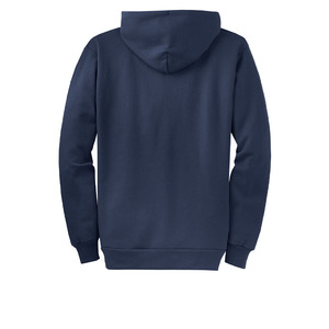 Sudadera con capucha y cremallera en blanco para hombre al por mayor de alta calidad, ropa de calle, sudaderas con cremallera de gran tamaño para hombre, Sudadera con capucha de Color sólido liso para hombre - Product Image 5