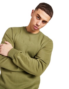 Sudadera básica para hombre, de Color sólido, con cuello redondo, para invierno - Product Image 5