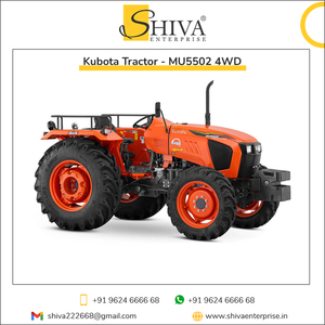 Tracteur agricole Kubota MU5502 d'occasion Direction assistée hydraulique double effet Garde au sol 415mm Mini tracteur 4WD 4x4 Fabriqué au Japon - Product Image 2
