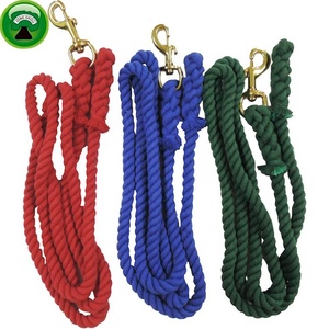 Harnais et longe en coton rouge pour cheval - Product Image 4