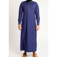 Nouvelle Tunique Daffah Qamis Homme Grande Taille Hiver Longue et Élégante Style Sportif de Luxe, Thobe Arabe Respirant et Séchage Rapide de Haute Qualité