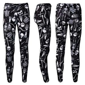 Mallas largas deportivas estampadas para mujer, Leggings con diseño personalizado y Logo para correr, pantalones elásticos de cintura alta para Fitness y Yoga - Product Image 4