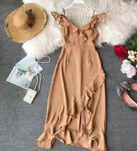 Vestido Corto Informal de Diseñador para Niñas, Vestido Corto Negro de Una Pieza con Mangas Cortas con Volantes - Product Image 2