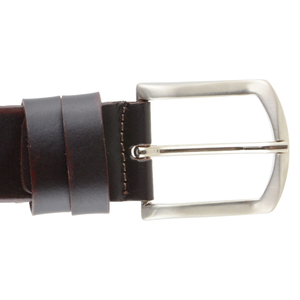 Thắt Lưng Da Nâu Thương Hiệu Nổi Tiếng Bằng Da Thật Của Ý Dành Cho Nam 3.5Cm/1,57in 6 Chiếc Trong Một Hộp Bán Sỉ - Product Image 4