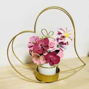 Soporte de metal para mesa de boda, decoración de hierro para maceta, color dorado, gran oferta - Product Image 3