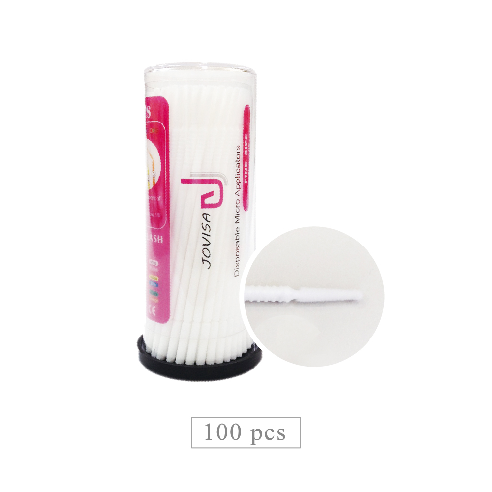 Инструменты для наращивания ресниц JOVISA | Одноразовая микрощетка | Упаковка из 100 шт.