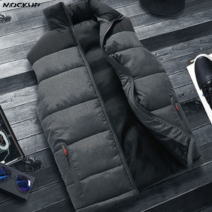 Gilet d'hiver matelassé Hommes Femmes Veste sans manches isolée en duvet Gilet léger pour vêtements de sport d'extérieur - Product Image 6