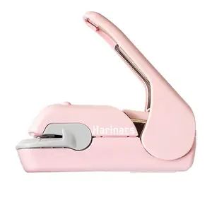 kokuyo stapler Suppliers-Stapler Tanpa Jarum, untuk KOKUYO STA-SLN-MPH105TWP Harinacs Press Stapler Taiwan Warna Terbatas Pink