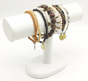 Pulsera de cuentas artísticas versión coreana al por mayor para mujer dulce ajustable chapado en oro rosa perla de moda piedra principal regalo - Product Image 2