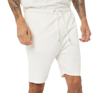 Fitness giysileri spor erkek şort özelleştirilmiş pamuk polar ter Bermuda şort erkekler ucuz fiyat kurulu sıcak plaj şortu