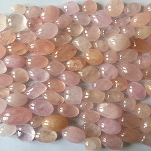 พลอยมอร์กอนไนต์สีชมพูธรรมชาติ เกรด AAA ผ่านการอบความร้อน ทรงหลังเบี้ย - Product Image 6