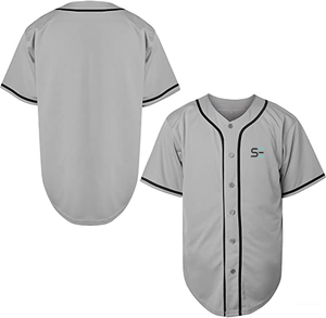 2025 Hot Selling Men's <b>Baseball</b> Uniform Customizable Sports Shirt 100% Polyester Breathable Quick Dry - Product Image 1