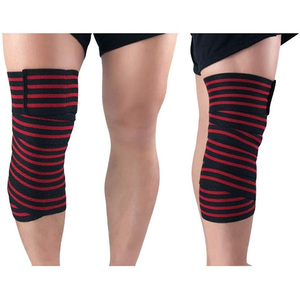 Sangles élastiques pour protéger les genoux, protège également les coudières et les genoux, idéal pour la musculation, la gymnastique et le Fitness, 2 pièces - Product Image 5