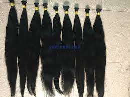 Single Donor Bulk Indian <b>Remy</b> <b>Human</b> <b>Hair</b> <b>Extensions</b> & Wigs from India NATURAL BLACK Color - Product Image 5