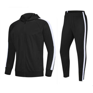 Survêtement d'hiver unisexe personnalisable impression à la mode/contraste grande/grande taille 2 pièces/ensembles 100% coton - Product Image 5