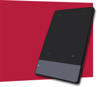 Tablette graphique Huion 420 abordable pour l'enseignement en ligne, format portable, pour dessin, croquis, signature et écriture
