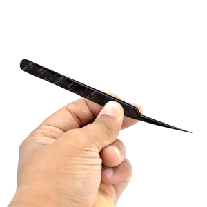 แหนบขนตารุ่นใหม่สําหรับต่อขนตา แหนบปลายเส้นใยสําหรับต่อขนตา แหนบสแตนเลส - Product Image 1