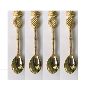 ช้อนทองเหลืองคุณภาพดีที่สุดสำหรับใช้ในร้านอาหาร100% ชิ้นทำด้วยมือและทรงกลม - Product Image 6