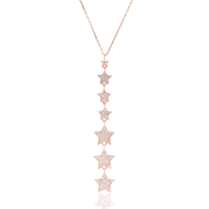 Minimalist <b>Star</b> Charm Dainty Long Style Turkish Wholesale Handcrafted <b>Necklace</b> 925 <b>Silver</b> <b>Sterling</b> Jewelry - Product Image 1