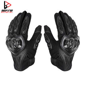 Gants de moto de course en plein air pour hommes Offre Spéciale Protection des mains personnalisable avec matériau en cuir antidérapant pour une conduite confortable - Product Image 3
