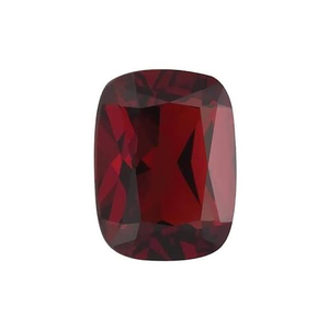 Piedra preciosa suelta facetada de alta calidad precio de fábrica al por mayor "10X12mm corte cojín natural almandino/granate rojo zambiano" | IGI - Product Image 2