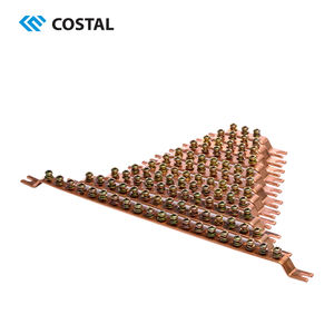 ขั้วต่อทองแดง Busbar,สกรูกราวด์พื้นผิวท่อโลหะการนำไฟฟ้าดีเยี่ยม - Product Image 6