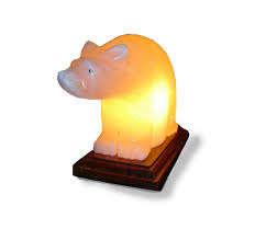 Lampe de sel rose en forme d'ours en matériau organique sculpté, décoration florale pour la maison, marque NSLT, NSLT-164, avec variateur de lumière et cordon. - Product Image 2