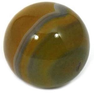 Esfera de cristal con bandas de ágata amarilla Natural de alta calidad estilo Feng Shui Bola de piedra curativa tallada Bola de piedras preciosas mayorista - Product Image 2