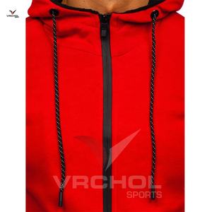 Sudaderas con capucha personalizadas para hombre Moda caliente Fitness Trabajo Impreso Patrón sólido Durable Poliéster Fleece Anti-Shrink Knitted Plus Size - Product Image 4