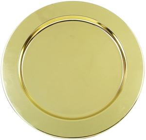 Plats galvanisés de chargeur en métal de mariage avec la frontière nervurée de conception - Product Image 2