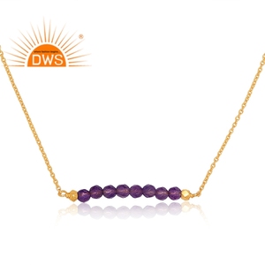 Collier Pendentif en Argent Sterling 925 de Haute Qualité avec Perles d'Améthyste Naturelle 2026 pour Femme - Fabricant de Bijoux - Product Image 2
