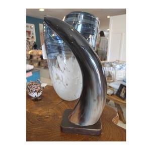 Base decorativa de madera de cuerno de vaca para vajilla Artículo decorativo para el hogar Hotel y Cuerno decorativo - Product Image 4