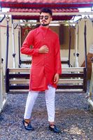 Kurta long inspiré des vêtements traditionnels indiens, fabriqué en pur coton, collection de pyjamas Kurta indiens pour hommes, saison des mariages, 9 couleurs