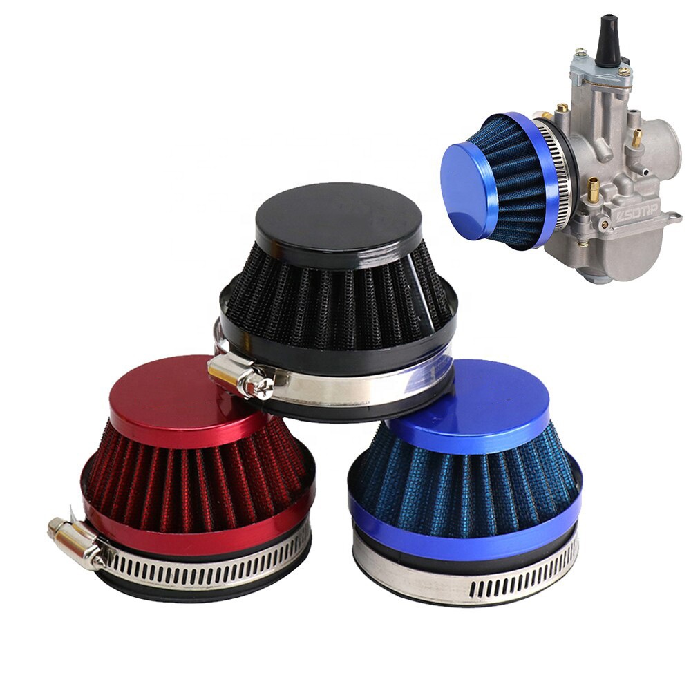 Terfu мотоцикл 50 мм 60 мм Универсальный воздушный фильтр воздухозаборника с грибовидной головкой воздушный фильтр для внедорожный ATV Quad Dirt Pit Bike