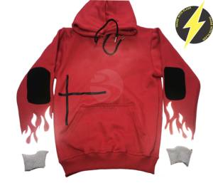 Sweat-shirt à capuche avec imprimé personnalisé 3M pour hommes, sweat-shirt bon marché de haute qualité, imprimé votre logo sur 3M - Product Image 4