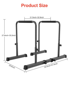 Equipo de gimnasia Horizontal ajustable para interiores, barra de gimnasia, barra de inmersión - Product Image 3