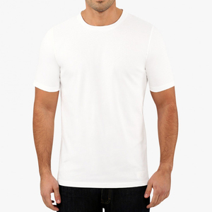 เสื้อยืดผ้าฝ้ายสำหรับผู้ชาย,เสื้อยืดไม่มีลายปักพิมพ์โลโก้ผ้าไหม - Product Image 3