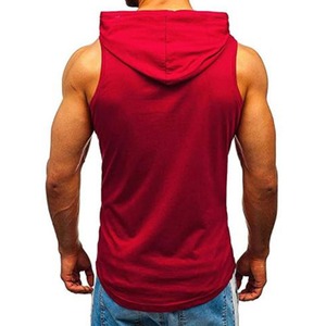 Custom Colors Cotton Plain Bodybuilding Custom Vest Fitness Stringer Gym Sport Tank Top For Men - Product Image 3