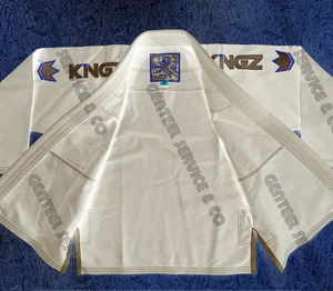 Uniforme de jiu jitsu brasileño bjj gi, hecho a medida, con diseño de patrón de alta calidad y bordado - Product Image 3