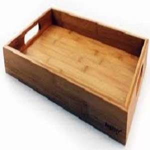 Plateau de service en acrylique de taille personnalisée de haute qualité avec poignée de plateau en bois pour hôtels et restaurants - Product Image 6