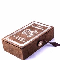Scatola per Incenso Tibetano Personalizzata, Set Regalo con Laminazione Lucida, Goffratura, Stampa e Rivestimento UV, Fatto a Mano