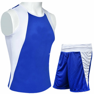 Enfants Fitness Kickboxing Satin Suit Shirt et Vest Top avec Short pour MMA & Boxe Training - Product Image 1