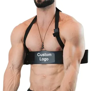 custom sports fitness adjustable bodybuilding arm curl blaster for biceps support