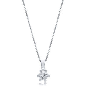 หกกรงเล็บเสน่ห์เพทายจี้หินขายส่งตุรกี925เงินสเตอร์ลิงสร้อยคอผู้หญิงเครื่องประดับ - Product Image 1