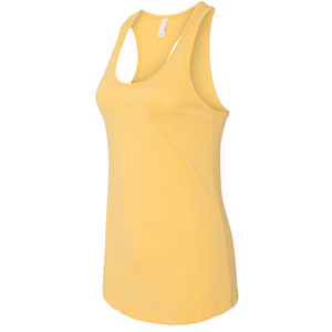 เสื้อกล้ามแขนกุดทรงหลวมระบายอากาศสีเหลืองเรียบง่าย - Product Image 3